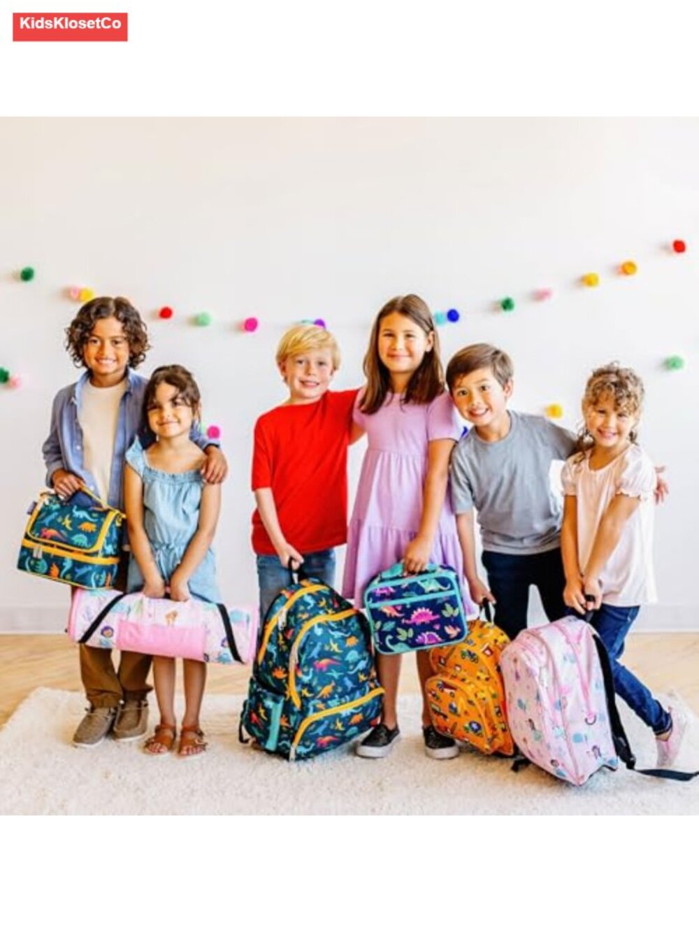 Insulated Kids Lunch Box with PEVA Lining, Wipe-Clean Interior, Zipper Closure - Picture 2 of 6